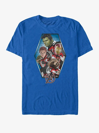 Marvel Avengers: Endgame Hexagon Avenged T-Shirt
