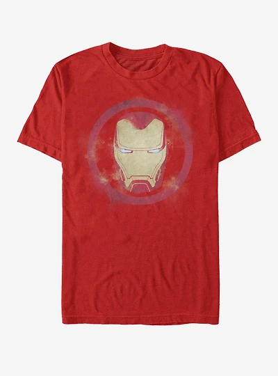 Marvel Avengers: Endgame Iron Man Spray Logo T-Shirt