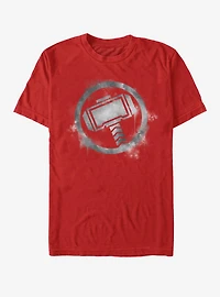 Marvel Avengers: Endgame Thor Spray Logo T-Shirt