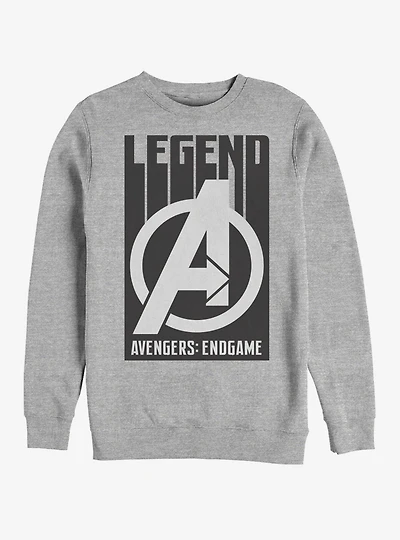 Marvel Avengers: Endgame Avengers Legend Heathered Sweatshirt