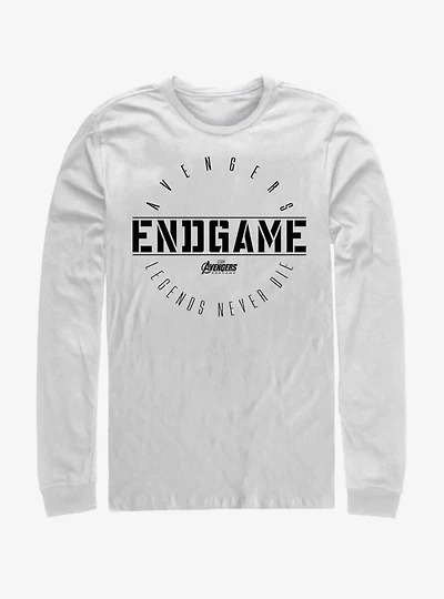 Marvel Avengers: Endgame Last Stand White Long-Sleeve T-Shirt