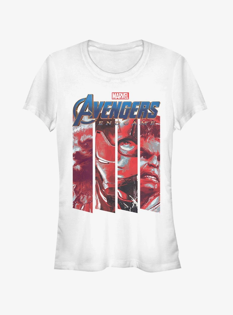 Marvel Avengers: Endgame Four Strong Girls White T-Shirt