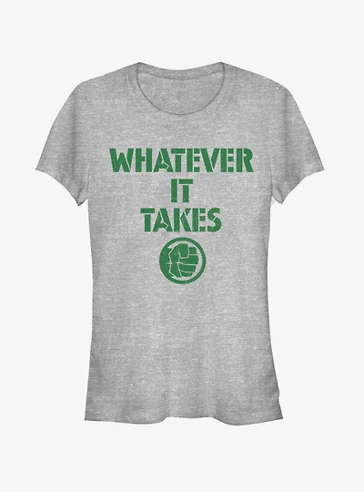 Marvel Avengers: Endgame Hulk Spirit Girls Heathered T-Shirt
