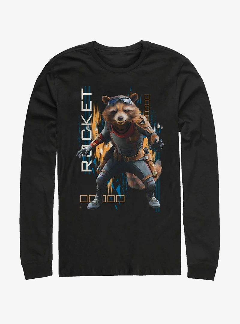 Marvel Avengers: Endgame Rocket Motion Long-Sleeve T-Shirt