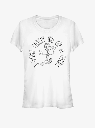 Disney Pixar Toy Story 4 I Don't Belong Girls White T-Shirt