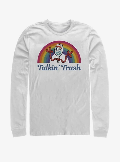 Disney Pixar Toy Story 4 Talkin' Trash White Long-Sleeve T-Shirt
