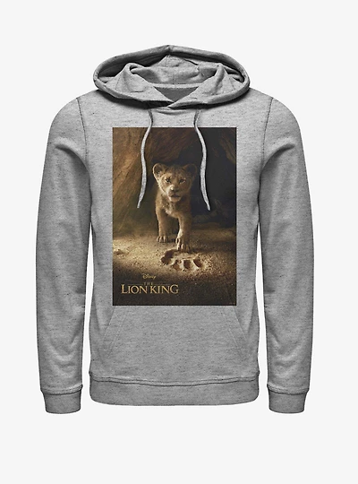 Disney The Lion King 2019 Simba Poster Heathered Hoodie