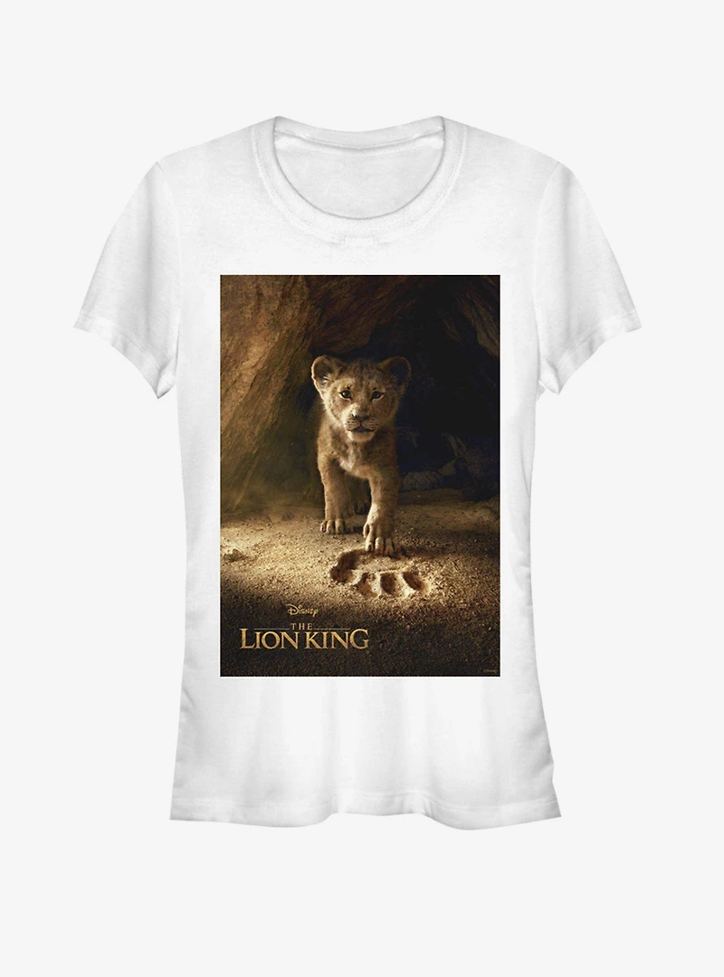 Disney The Lion King 2019 Simba Poster Girls White T-Shirt