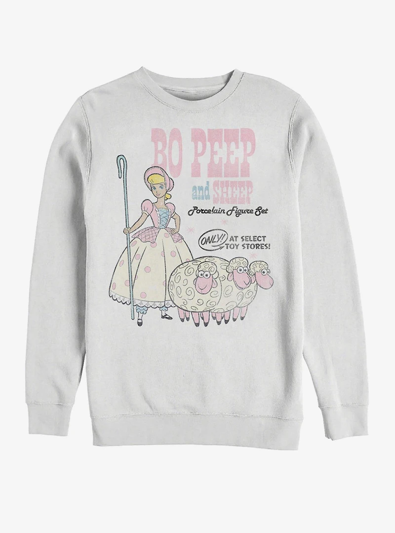 Disney Pixar Toy Story 4 Bo Peep And Sheep White Sweatshirt