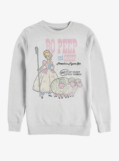 Disney Pixar Toy Story 4 Bo Peep And Sheep White Sweatshirt