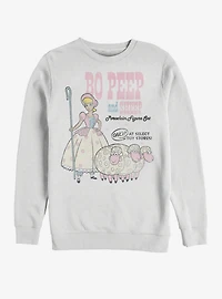 Disney Pixar Toy Story 4 Bo Peep And Sheep White Sweatshirt