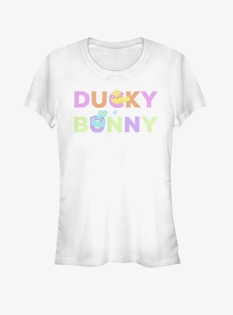 Disney Pixar Toy Story 4 What's A Name Girls White T-Shirt