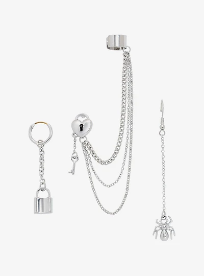 Weirdo's Gang Mismatch Cuff Earring Set