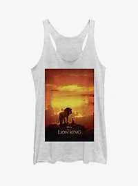 Disney The Lion King 2019 Pride Rock Poster Womens Tank Top
