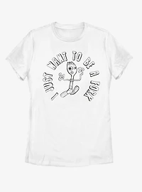 Disney Pixar Toy Story 4 Forky I Don't Belong Womens T-Shirt