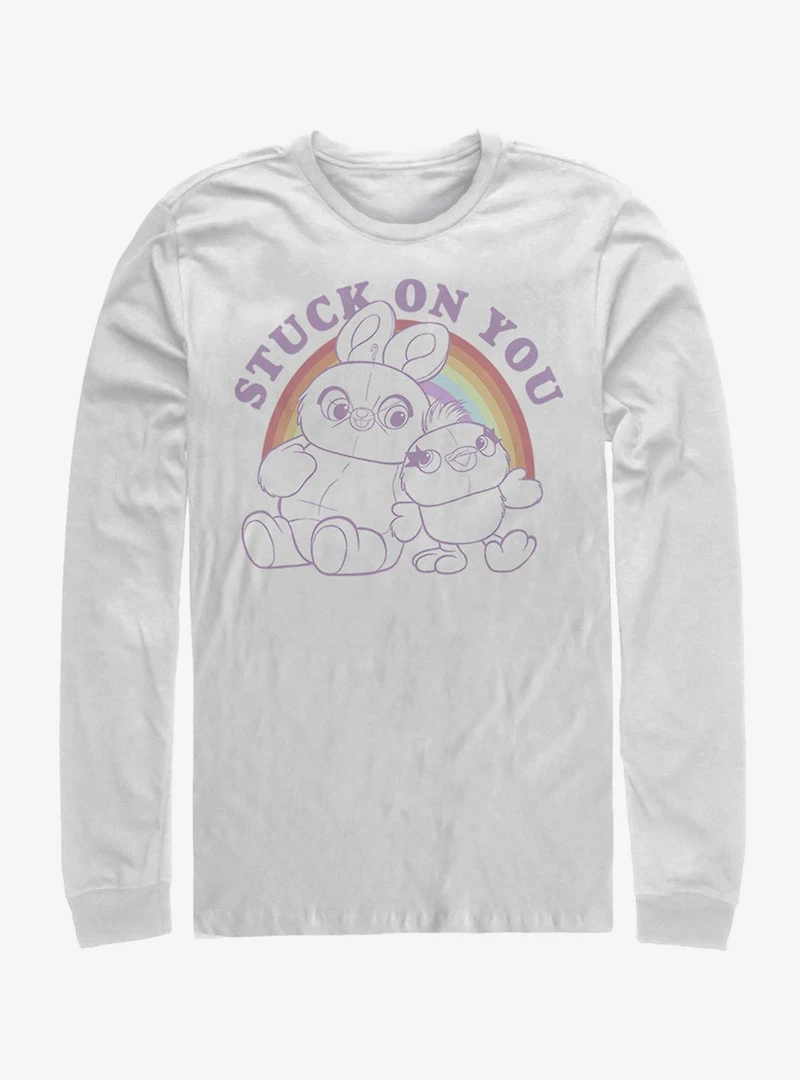Disney Pixar Toy Story 4 Ducky Bunny Rainbow Pals Long-Sleeve T-Shirt