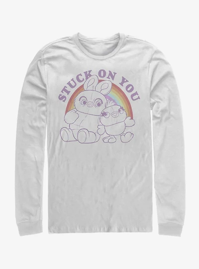 Disney Pixar Toy Story 4 Ducky Bunny Rainbow Pals Long-Sleeve T-Shirt