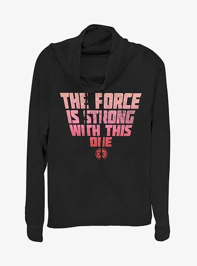 Star Wars Strong Force Cowlneck Long-Sleeve Girls Top