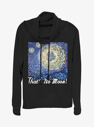 Star Wars Not A Moon Cowlneck Long-Sleeve Girls Top