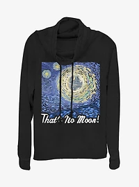 Star Wars Not A Moon Cowlneck Long-Sleeve Girls Top