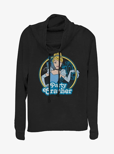 Disney Cinderella Party Crasher Cowlneck Long-Sleeve Girls Top