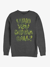 Ghostbusters Who You Gonna Call Doodle Sweatshirt