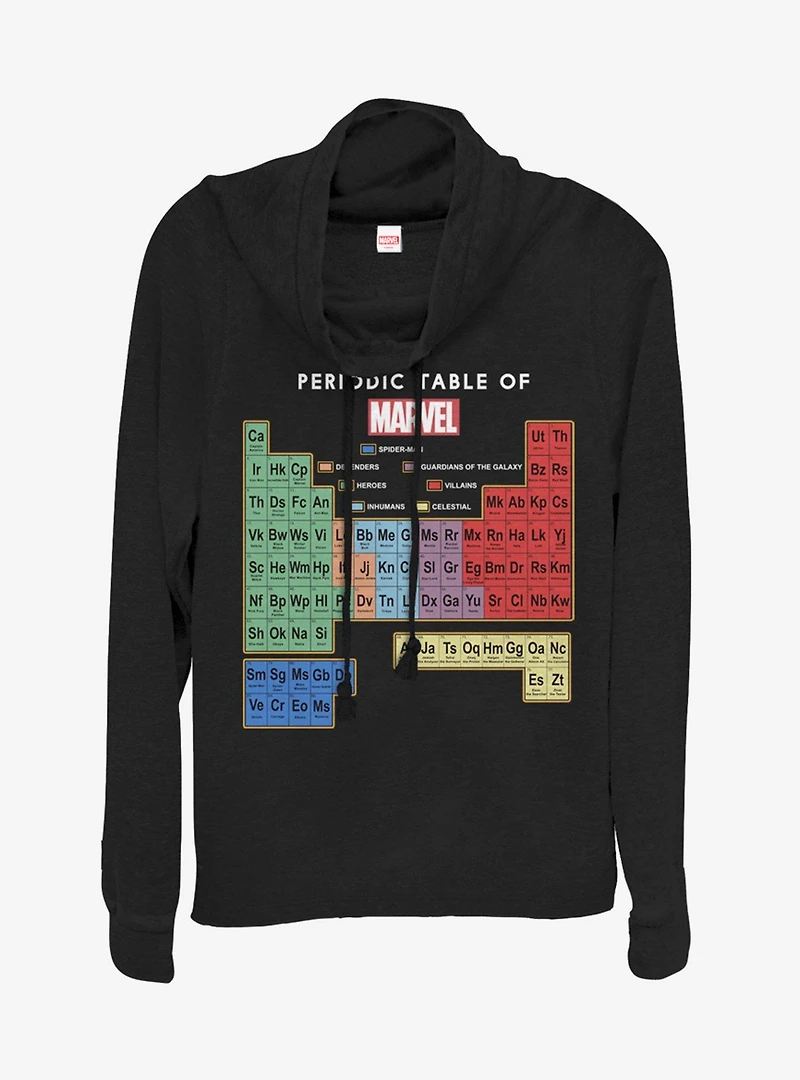 Marvel Learn Heroes Cowlneck Long-Sleeve Girls Top