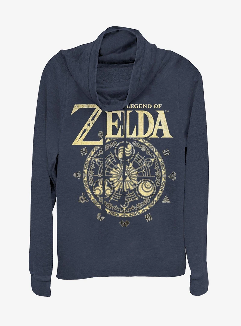 Nintendo Zelda Cir Cowlneck Long-Sleeve Womens Top