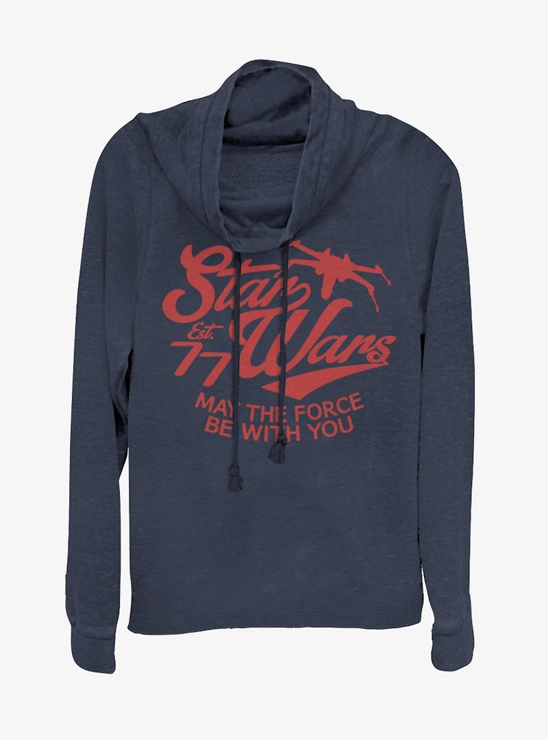 Lucasfilm Star Wars Join Em Cowlneck Long-Sleeve Womens Top