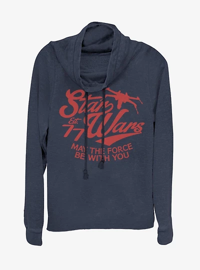 Lucasfilm Star Wars Join Em Cowlneck Long-Sleeve Womens Top