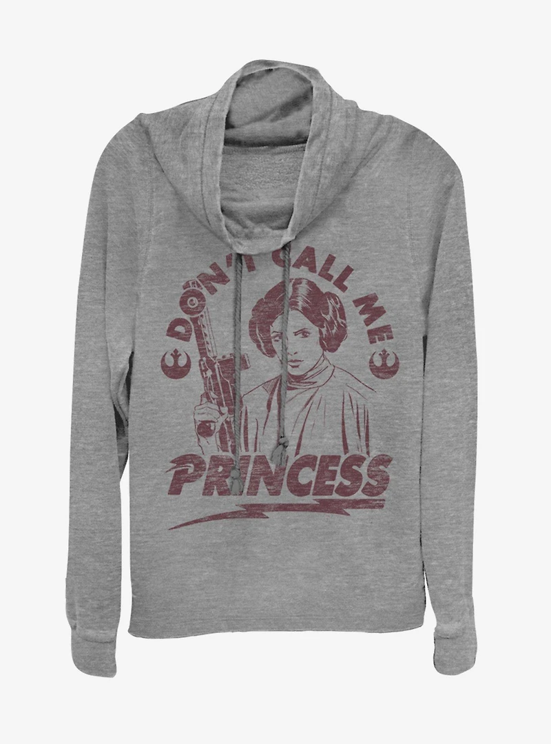 Lucasfilm Star Wars Tough Cowlneck Long-Sleeve Womens Top