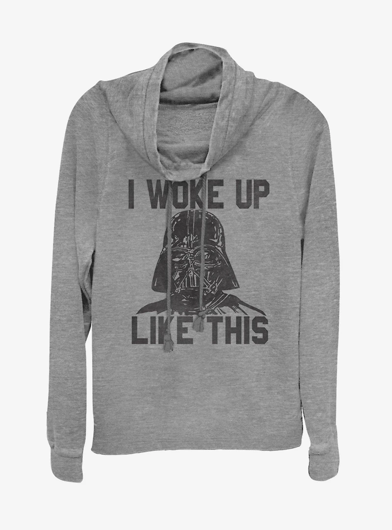 Lucasfilm Star Wars Woke Up Cowlneck Long-Sleeve Womens Top