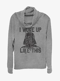 Lucasfilm Star Wars Woke Up Cowlneck Long-Sleeve Womens Top