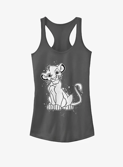 Disney The Lion King Simba Splatter Girls Tank