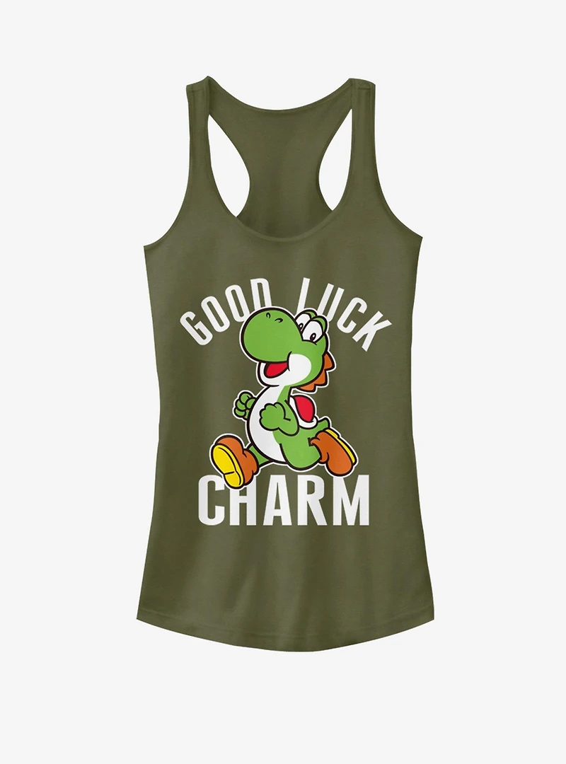 Nintendo Yoshi Good Luck Charm Girls Tank