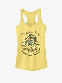 Disney Pixar Up Line Art Girls Tank