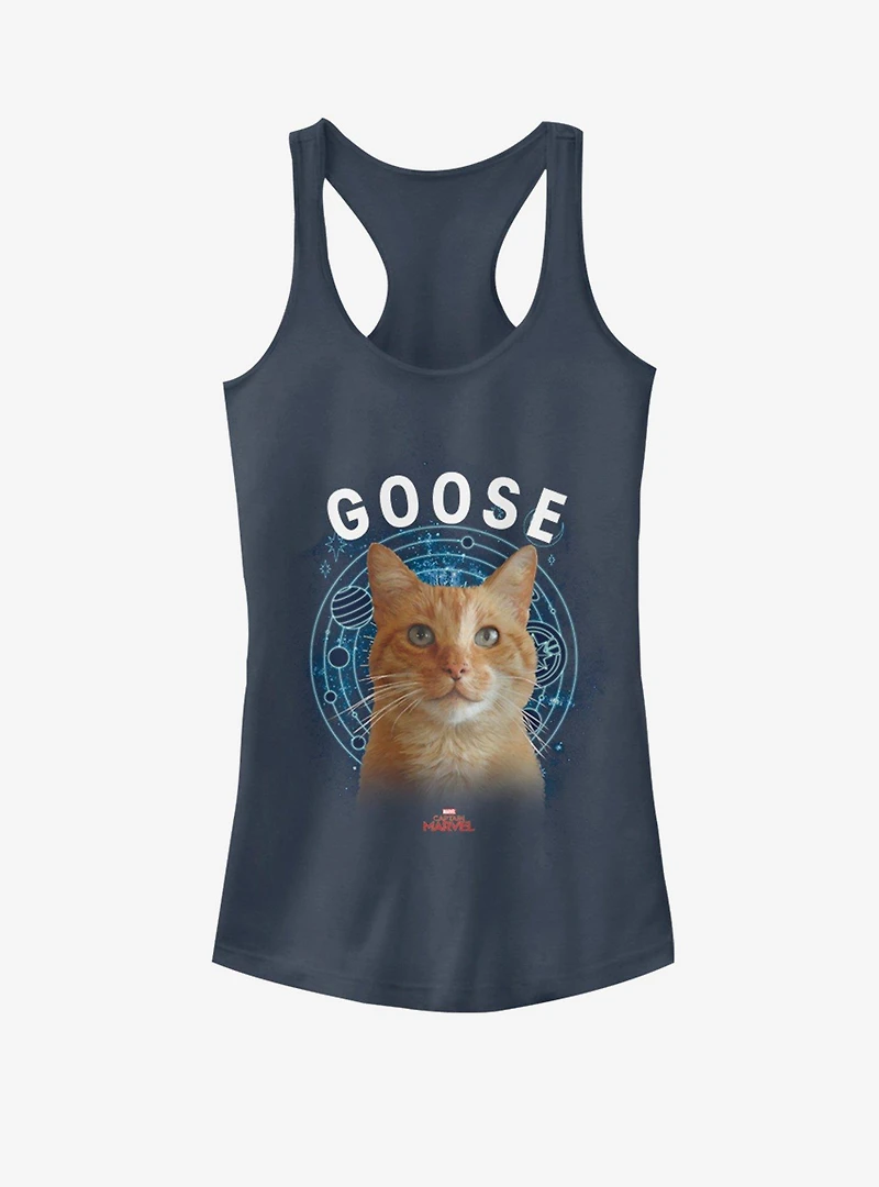 Marvel Captain Marvel Goose Cat Girls Tank