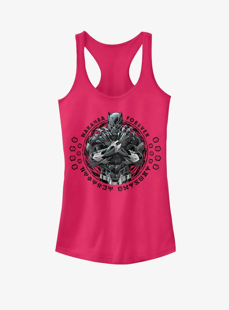 Marvel Black Panther Crossed Arms Girls Tank