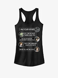 Star Wars Character Quotage Girls Tank