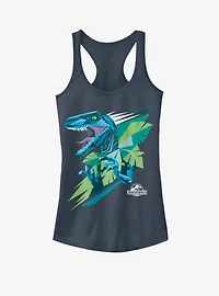 Universal Jurassic Park Blue Dino Girls Tank