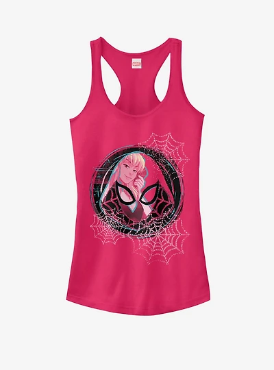 Marvel Spider-Man Into The Spider-Verse Blonde Gwen Girls Tank