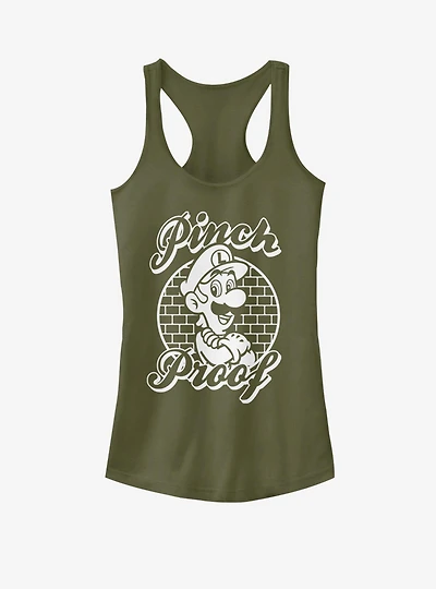 Nintendo Pinch Proof Luigi Girls Tank