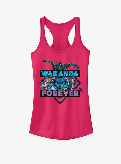 Marvel Black Panther Wakanda Crosshatch Girls Tank