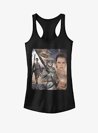Star Wars UltimateRey Collage Girls Tank