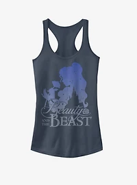 Disney Beauty and the Beast Silhoutte Girls Tank
