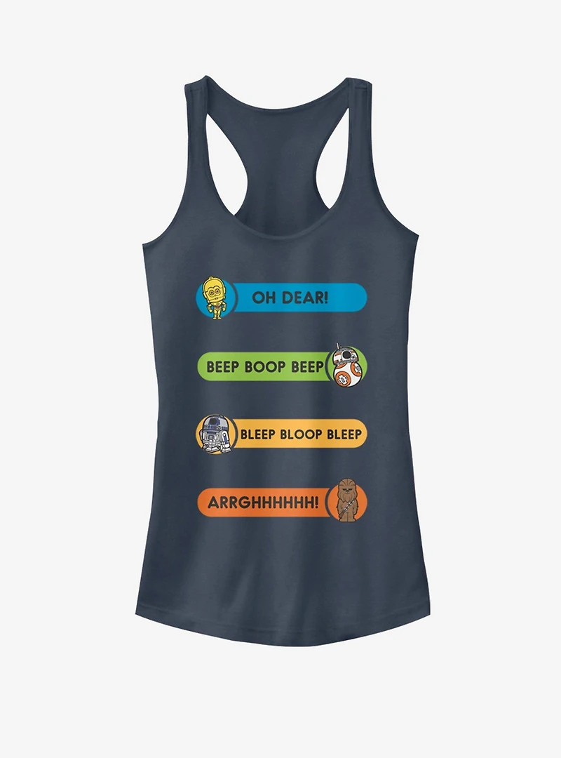 Star Wars Character Sounds Girls Tank