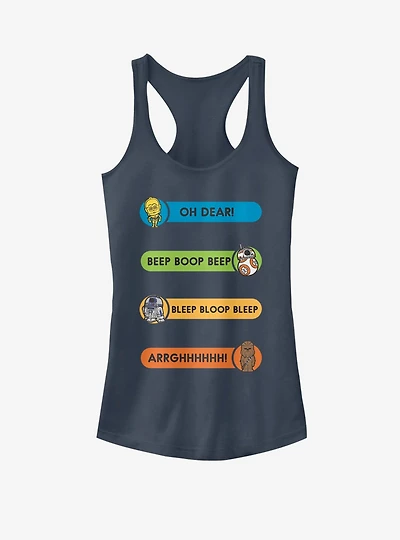 Star Wars Character Sounds Girls Tank