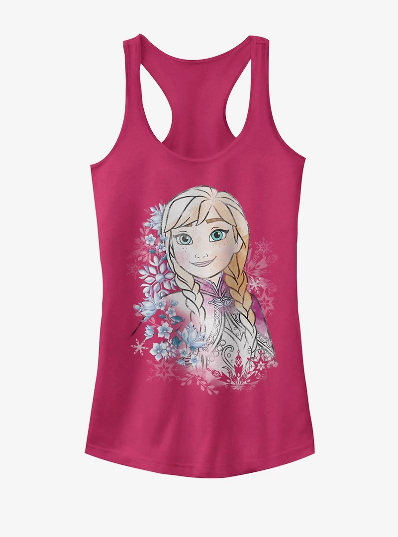 Disney Frozen Anna Flowers Girls Tank