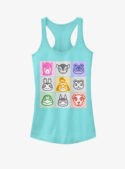 Nintendo Animal Crossing Stamps Girls Tank