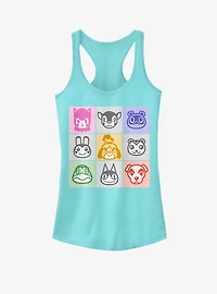 Nintendo Animal Crossing Stamps Girls Tank